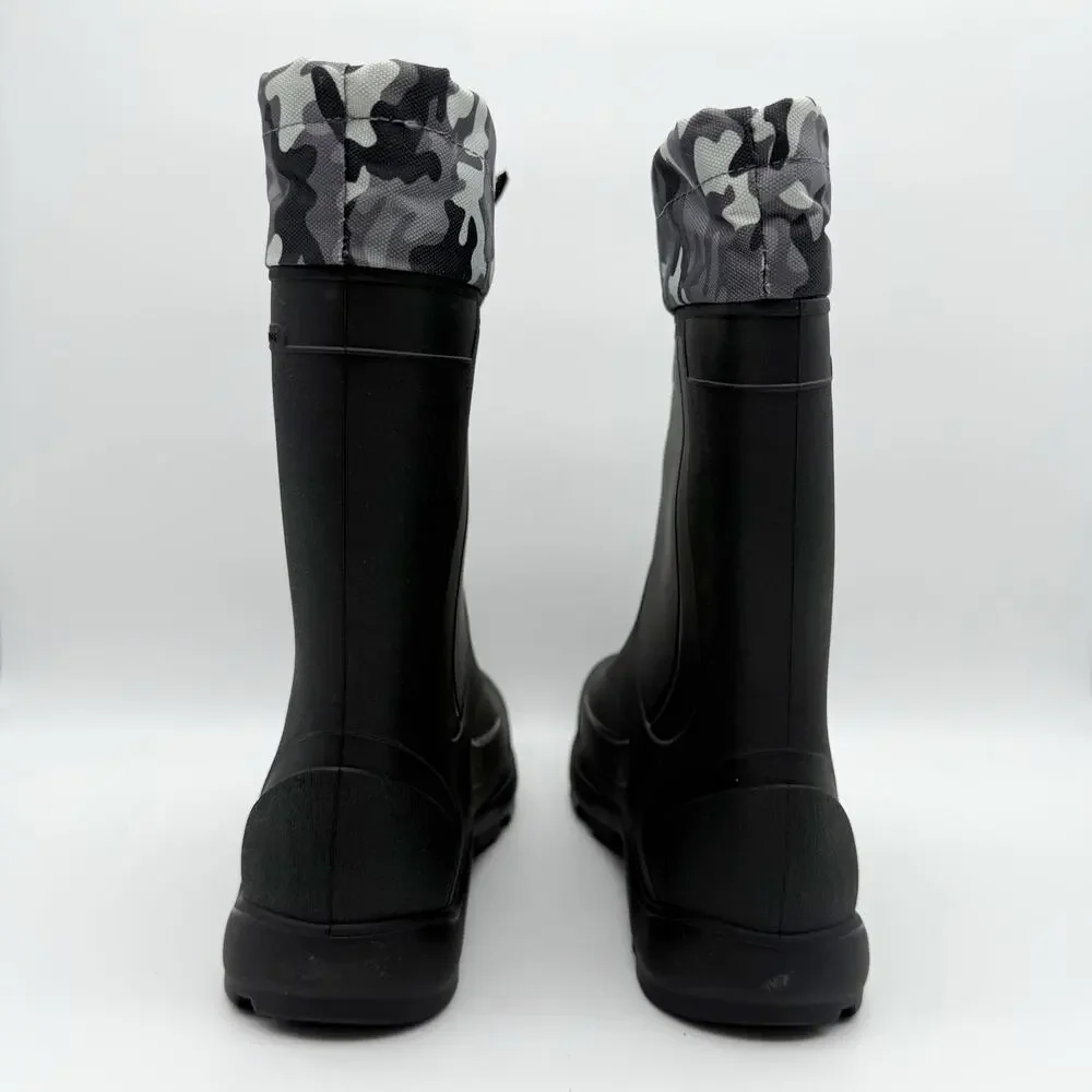 Kamik Kids Snobuster 2 Winter Boots US 6 EU 38 Grey Camo Waterproof NIB